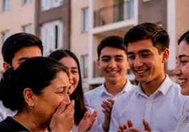 En Corasmia, los estudiantes se unieron a sus padres para