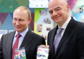 Россия президенти Владимир Путин ҳамда ФИФА ташкилоти