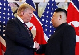 АҚШ президенти Дональд Трамп Корея яриморолидаги