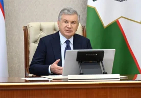Президент Шавкат Мирзиёев чарм ва пойабзал саноатида