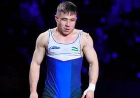 Les premiers médaillés du Championnat d'Asie de lutte