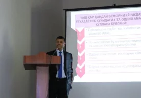 2019 yil. Buxoro tibbiyot institutida prof. Ibodullayev