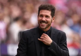 Atletico Madrid'in teknik direktörü Diego Simeone,