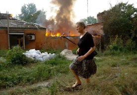 Donbassda og‘ir janglar, ishg‘ol qilingan hududlardagi hayot (foto) фото