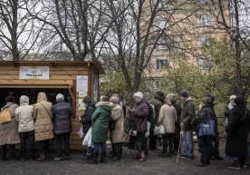 Фото: AP Россияликлар Запорижжя вилоятининг Орехов шаҳрида