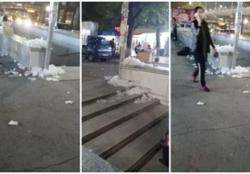 Жамоат транспортида бир марталик қўлқоплардан фойдаланиш