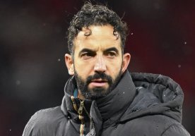 Manchester United head coach Ruben Amorim, ahead of the