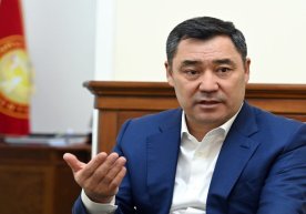 Садир Жапаров Қирғизистон халқини Наврўз билан табриклаш