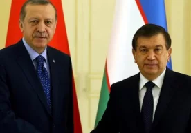 Туркия президенти Ражаб Эрдўған йўловчи автобусининг ёниб