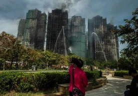 Гонконгда турар жой мажмуасида содир бўлган катта кўламли,