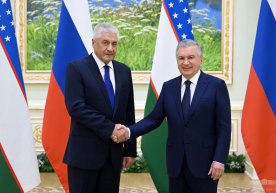 Shavkat Mirziyoyev Rossiya ichki ishlar vazirini qabul qildi фото