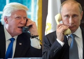 Трамп Путин билан телефон орқали суҳбатлашганини айтди фото