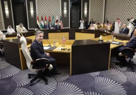 Фото: Блинкен араб ташқи ишлар вазирлари билан