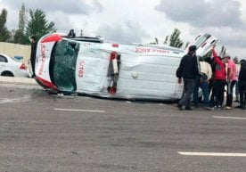 Tez tibbiy yordam mashinasi “Epika” bilan to‘qnashdi (foto, video) фото