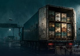In Russland wird seit einem Monat ein LKW mit 1.728 aus