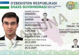 Ўзбекистонда фуқароларга ID-карта бериш 2021 йил 4 январдан бошланади фото