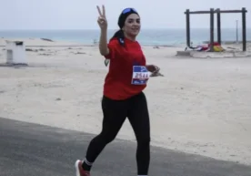 A major marathon held in Iran unexpectedly became the