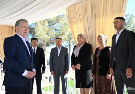 Президент Шавкат Мирзиёев Жарқўрғон туманидаги “Камола