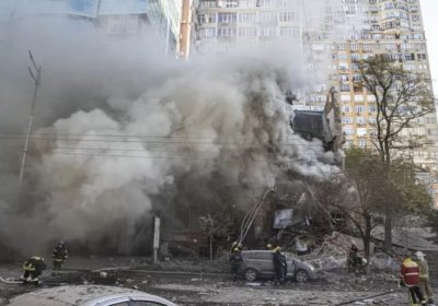 Киев камикадзе дронлар ҳужумига учради (фото, видео) фото