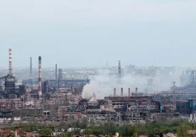 AP / Scanpix / LETA «Азовстал» заводи ҳимоячилари