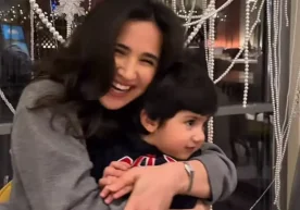 Актриса Дурдона Қурбонова хонанда Имрон ва унинг ўғли