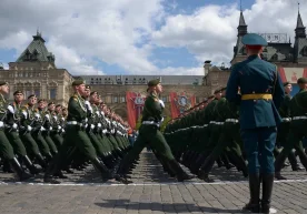 The traditional military parade held on May 9 in the