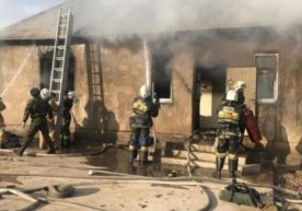 Чимкентда 13 яшар ўсмир ҳаётини хавф остига қўйиб, олов