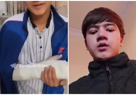 Фото: Видеодан кадр Ижтимоий тармоқларда тарқалган видеода