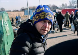 Умид Исабоев Польша чегарасида. Foto: Howard X’нинг