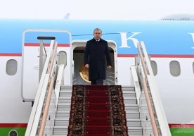 Shavkat Mirziyoyev Moskvaga yetib bordi (foto) фото