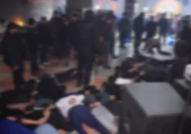 Фото: Видеодан кадр Бухоро шаҳридаги тунги клублардан