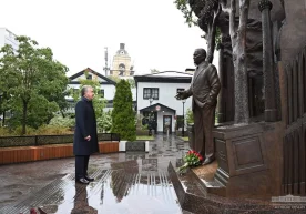 Фото: Президент матбуот хизмати Расмий ташриф билан Россия
