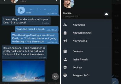 Telegram Android'да жиҳозлаш мавзуларини ўзгартиришни жорий қилди фото