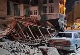 An earthquake with a magnitude of 6.1 was recorded in