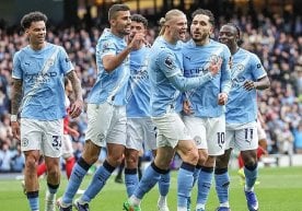İngiltere Kupası yarı final mücadelesinde Manchester City