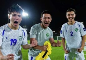 L'équipe nationale U17 d'Ouzbékistan se prépare