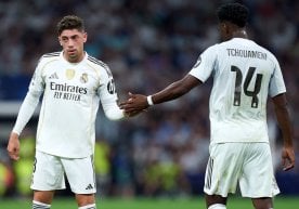 Real Madrid mashg‘ulotlarida Aurelien Tchouameni va