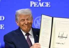 АҚШ президенти Доналд Трамп Тинчлик кенгаши низомини