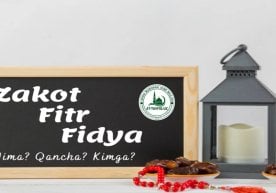 What is the amount of Zakat, Fitr and Fidya for the month of Ramadan? фото