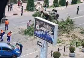 Фото: Telegram / TashkentLand Тошкент шаҳар Содиқ Азимов