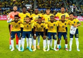 Die ecuadorianische Nationalmannschaft, eines der