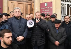 Foto: “RIA Novosti” Agar Abxaziya prezidenti Aslan Bjaniya