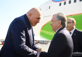 Shavkat Mirziyoyev Italiyaga yetib bordi (foto) фото