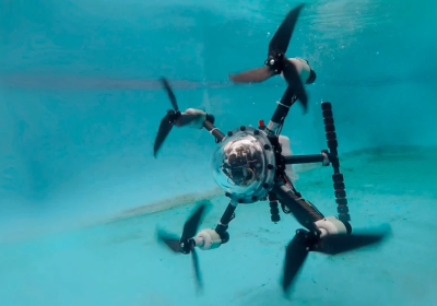 Suv ostiga sho‘ng‘ib harakatlana oladigan dron ishlab chiqildi (video) фото