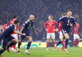 Шотландия терма жамоаси Данияга қарши ҳал қилувчи ўйинда