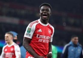 La estrella del Arsenal, Bukayo Saka, ha respondido con