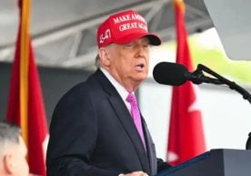 АҚШ президенти Дональд Трамп Вест-Пойнт ҳарбий