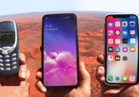 iPhone, Galaxy va afsonaviy Nokia vertolyotdan tashlandi (video) фото