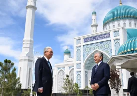 Photo : Service de presse présidentiel Une grande mosquée