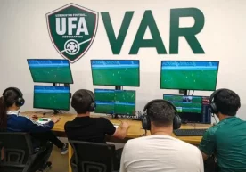 Миллий футбол марказида жойлашган VAR марказида тарихда